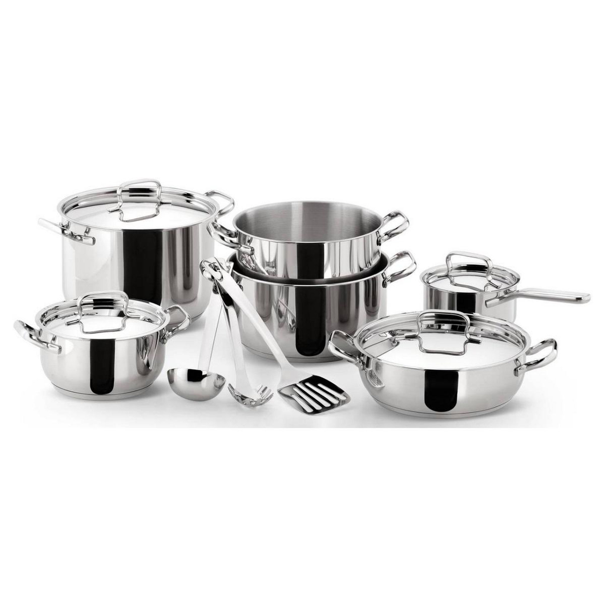 Voir la diapositive 4 : Lagostina Batterie de cuisine 13 pièces inox - SFIZIOSA-13PIECES