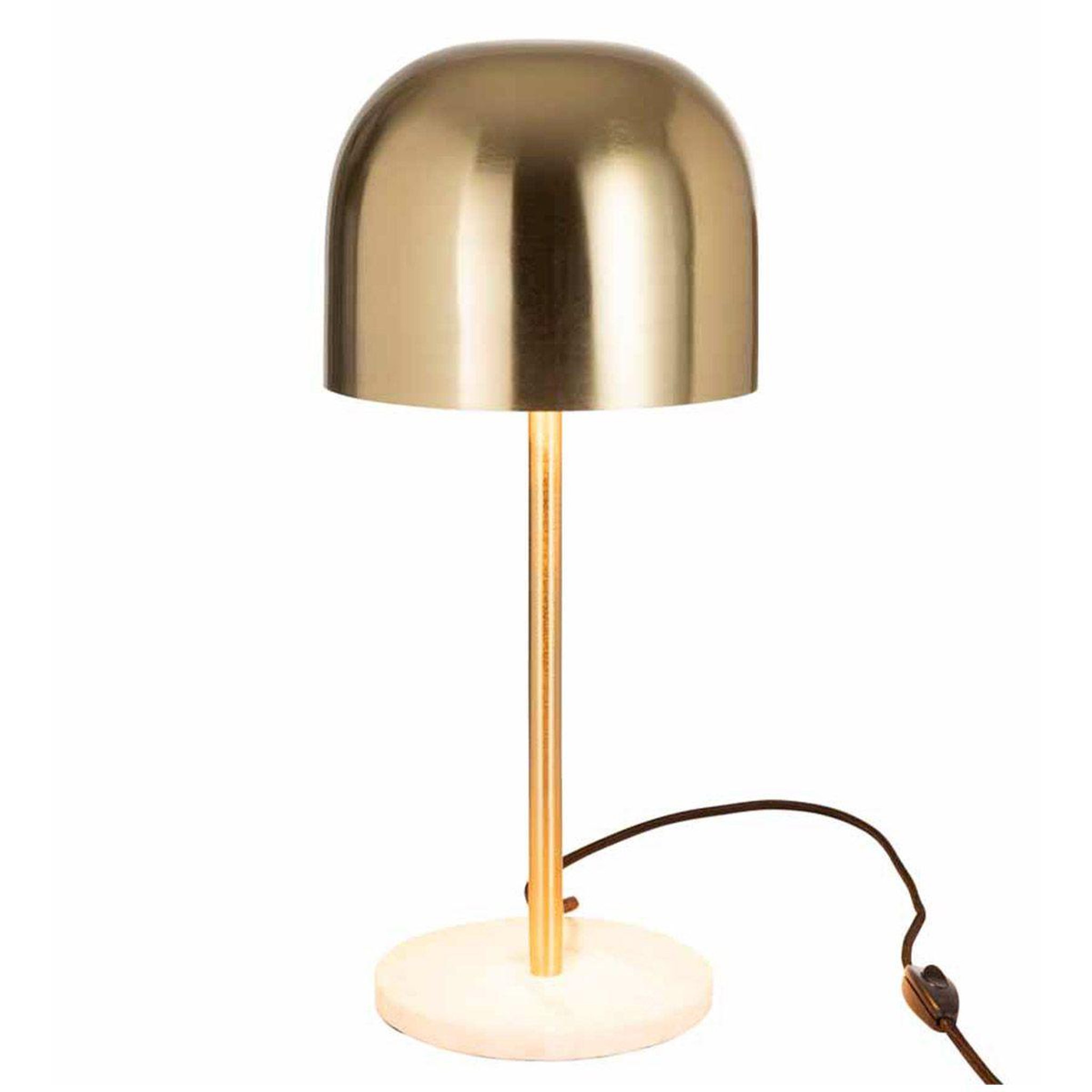 Voir la diapositive 2 : J-LINE Lampe à poser design  queen  49cm or