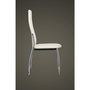 Voir la diapositive 5 : VIDAXL Chaises a manger lot de 4 blanc similicuir