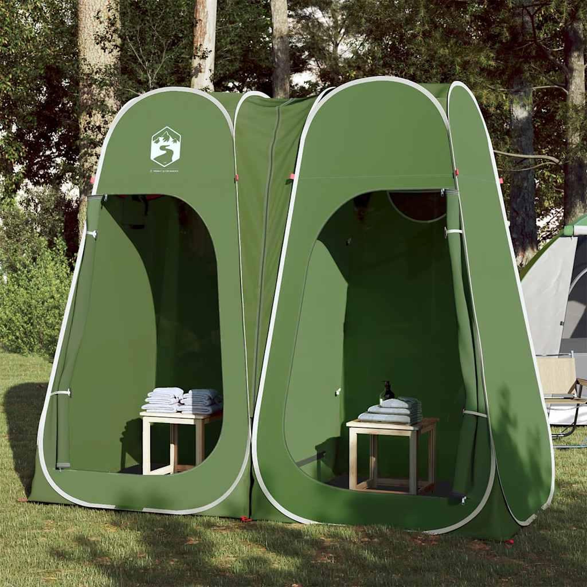 VIDAXL Tente d'intimite vert escamotable impermeable