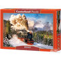 Voir la diapositive 3 : Castorland Puzzle 1000 pièces : Le train à vapeur