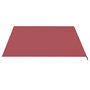 Voir la diapositive 4 : VIDAXL Tissu de remplacement pour auvent Bordeaux rouge 4,5x3,5 m
