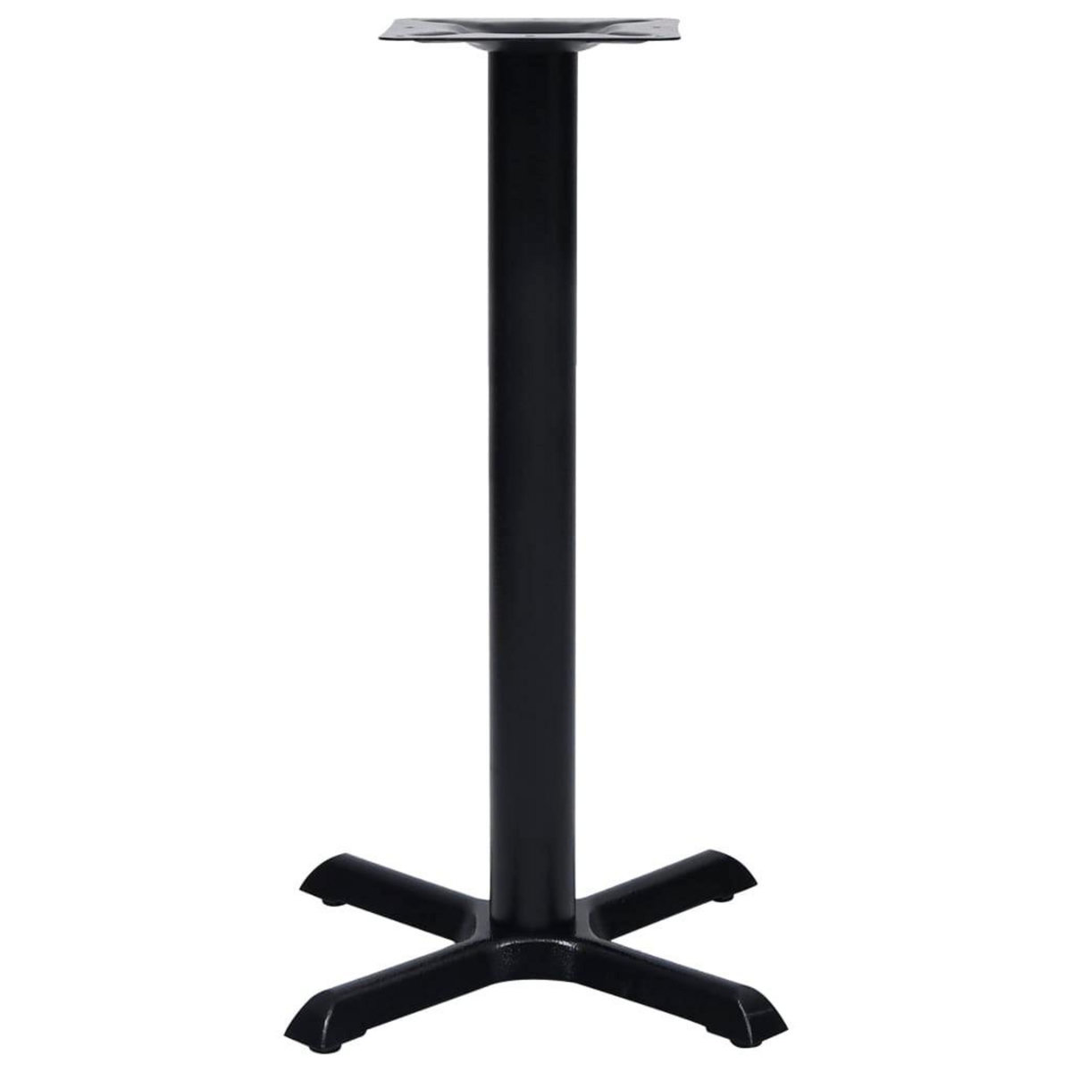 VIDAXL Pied de table de bistro noir 56x56x72 cm fonte