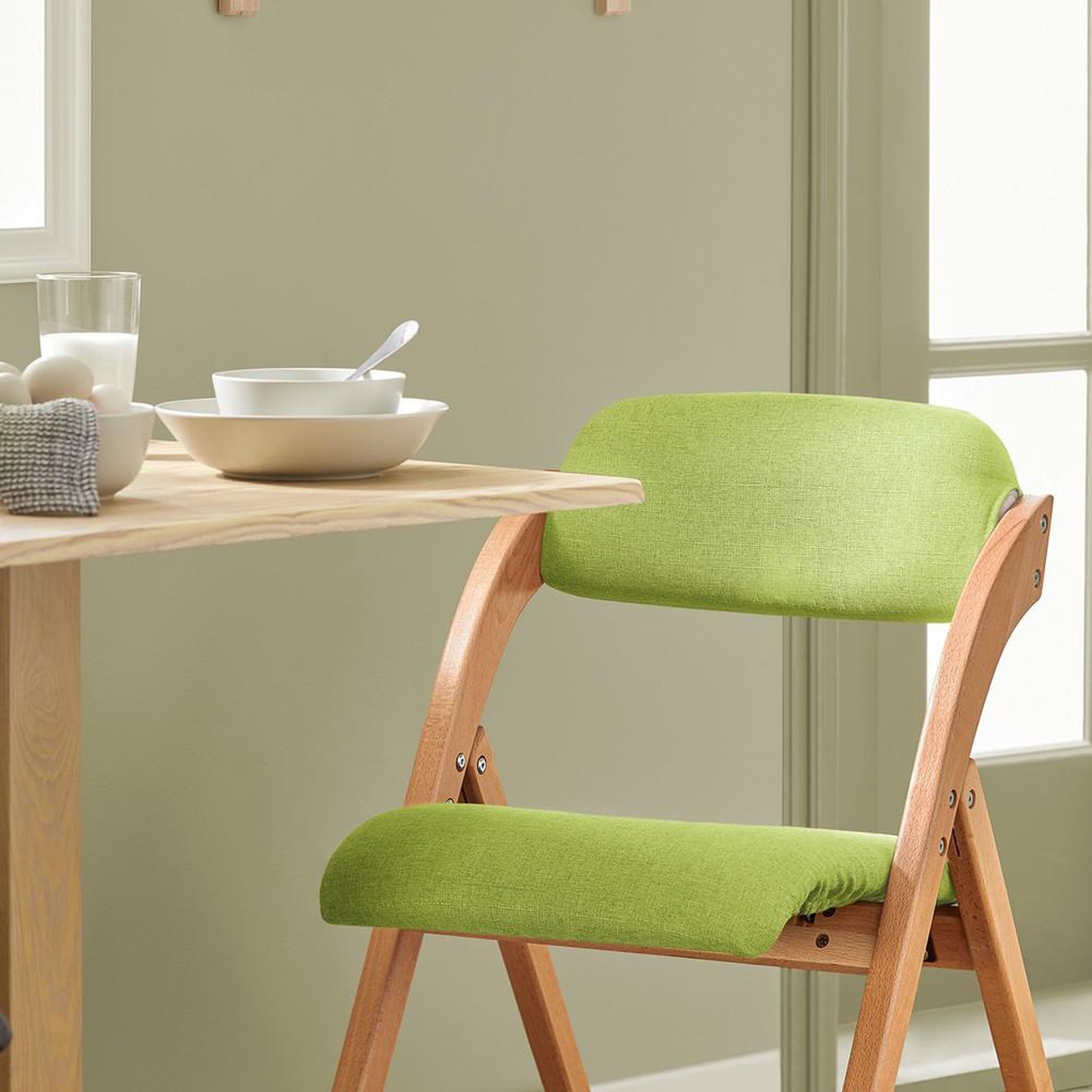 Voir la diapositive 6 : SOBUY SoBuy - Chaise Pliante ergonomique rembourrée - Nordique - FST92