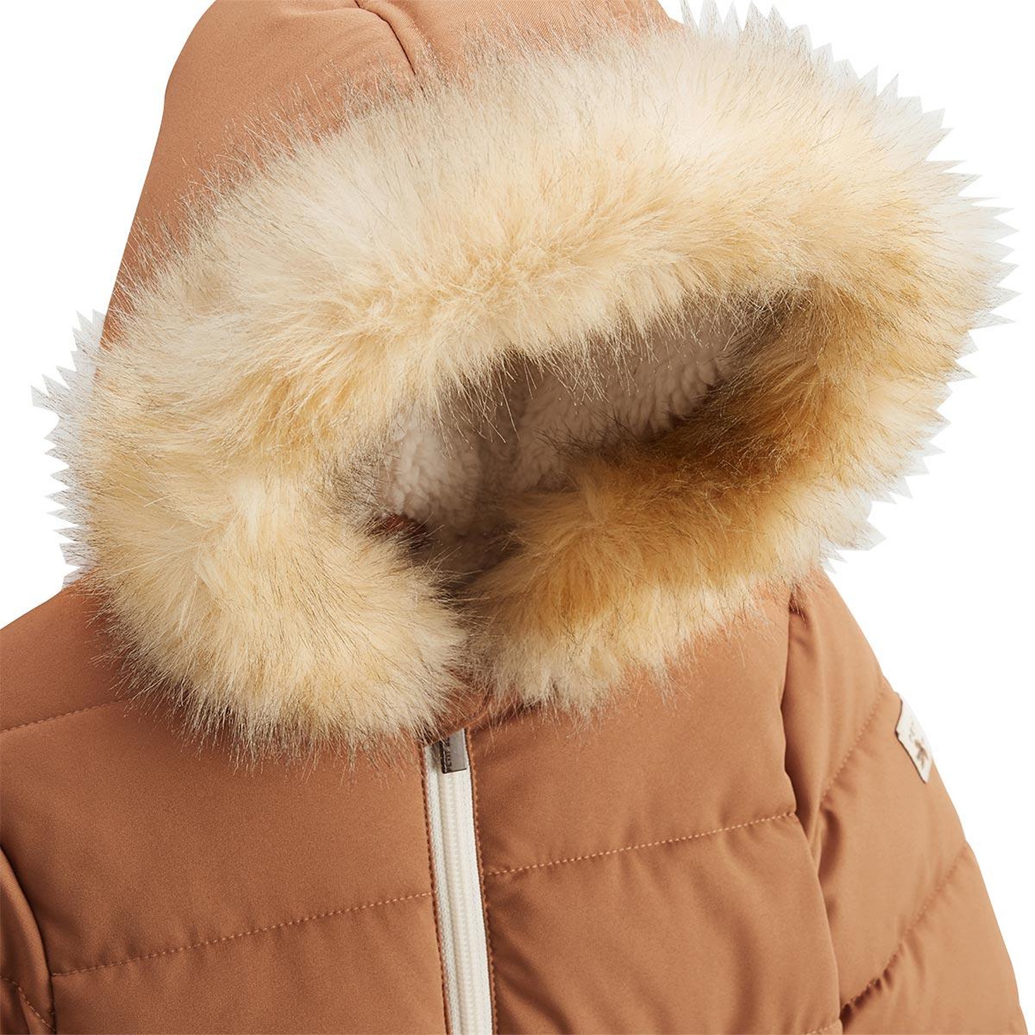 Voir la diapositive 4 : Petit Béguin Doudoune enfant imperméable doublée sherpa avec capuche chincha