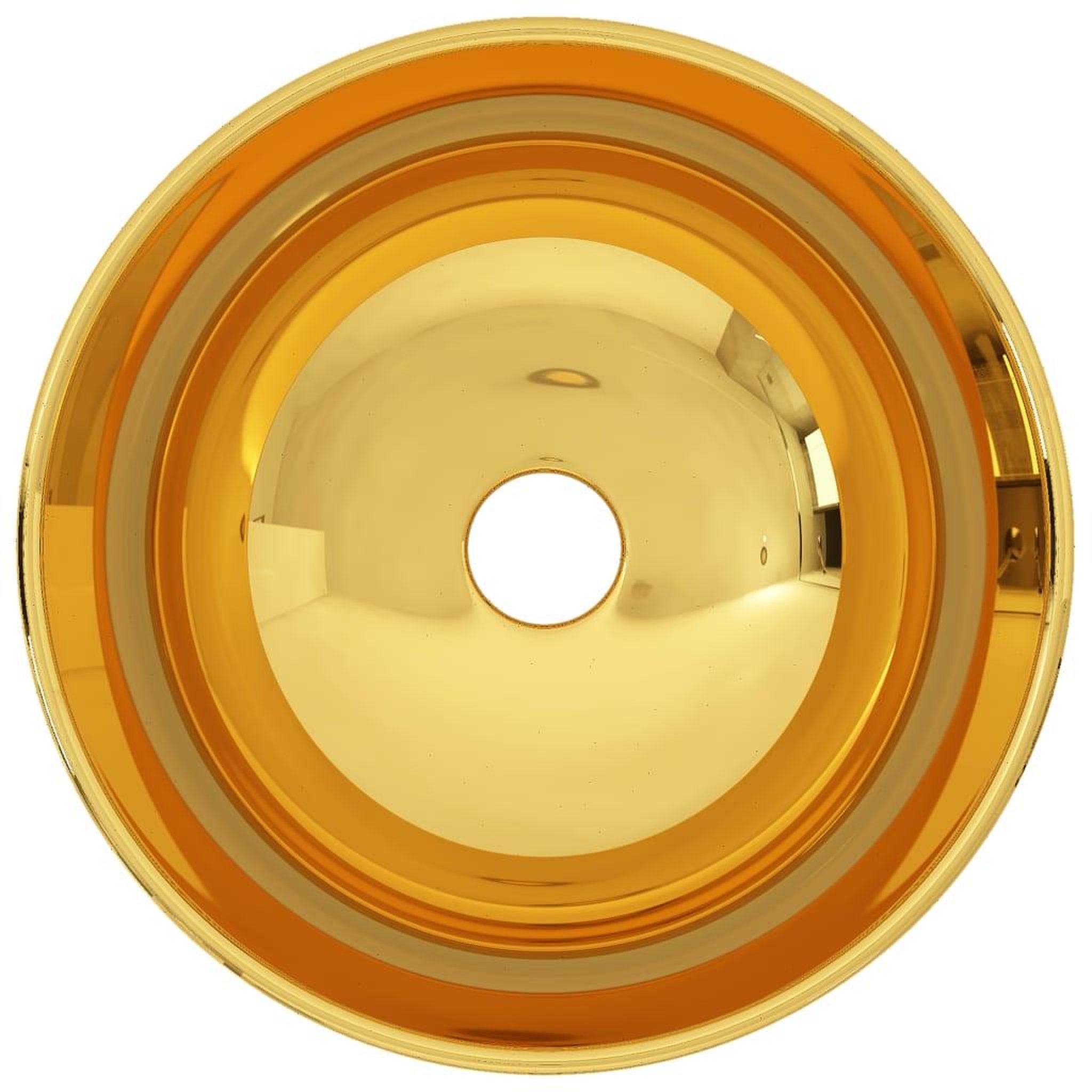 Voir la diapositive 3 : VIDAXL Lavabo 28 x 10 cm Ceramique Dore