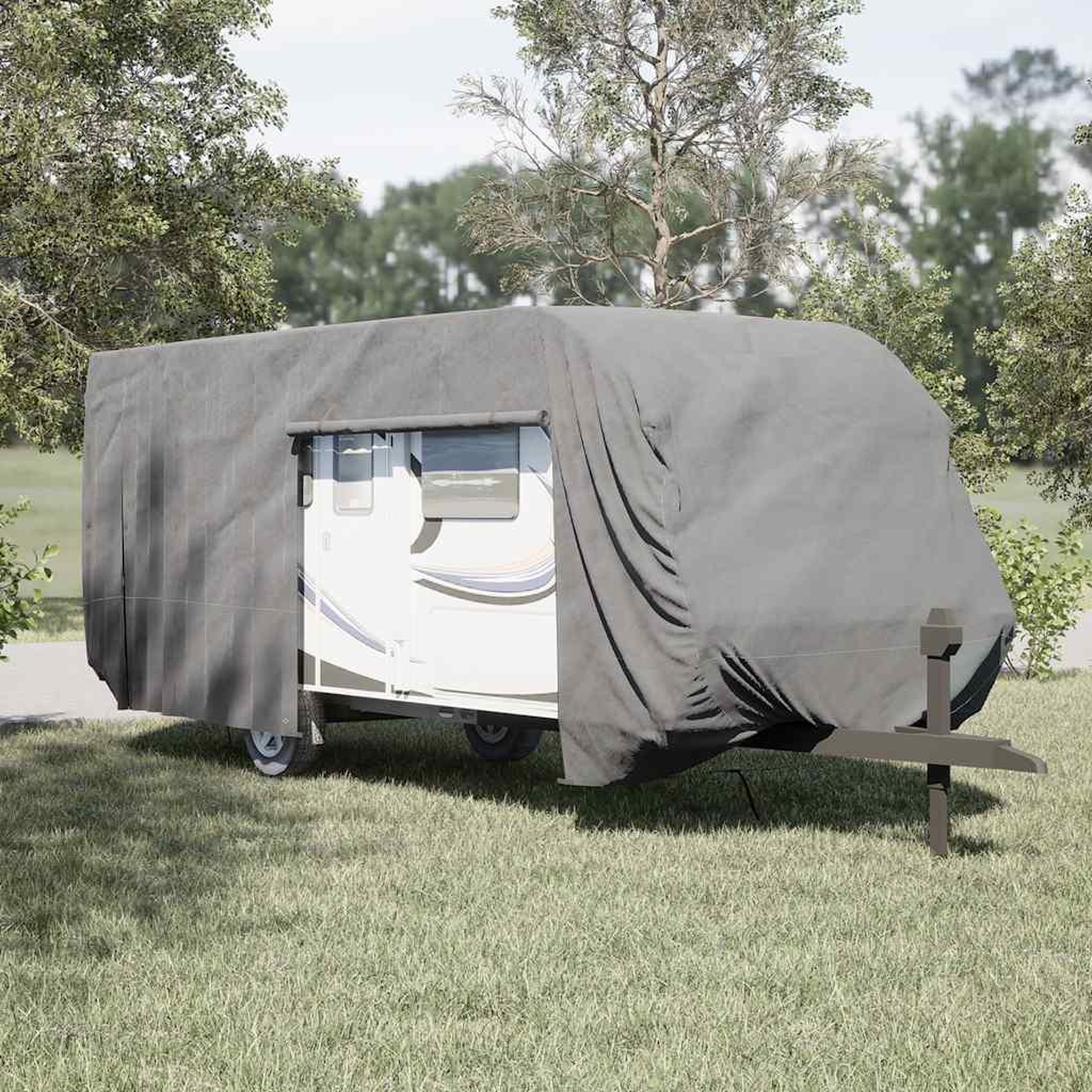 VIDAXL Housse de caravane gris 732x250x220 cm tissu non tisse