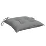 Voir la diapositive 5 : VIDAXL Coussins de chaise lot de 4 gris 40x40x7 cm tissu oxford