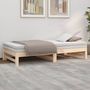 Voir la diapositive 4 : VIDAXL Lit coulissant sans matelas 2x(90x190) cm Bois de pin massif