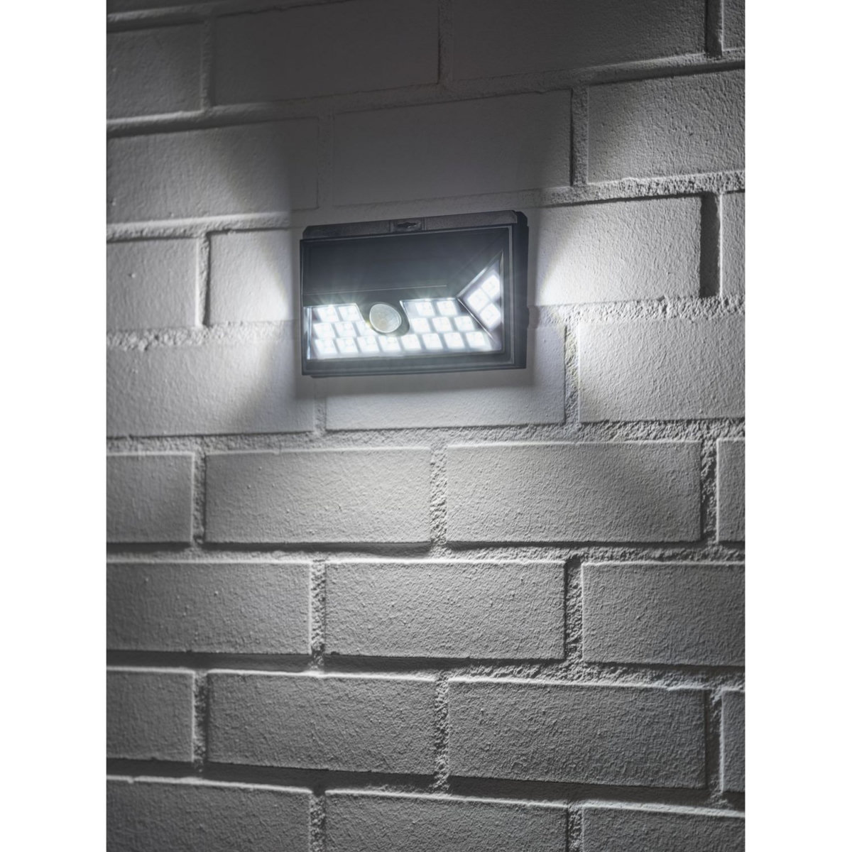 GARDENSTAR Détecteur solaire - 17cm - 24 LED