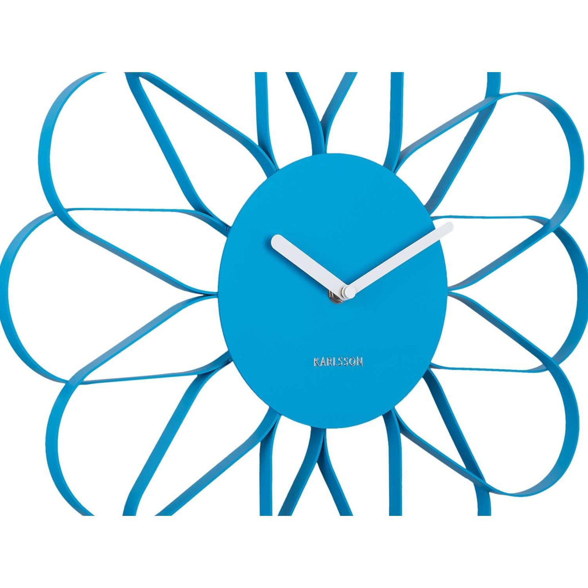 Voir la diapositive 4 : Karlsson Horloge murale arkis - bleu