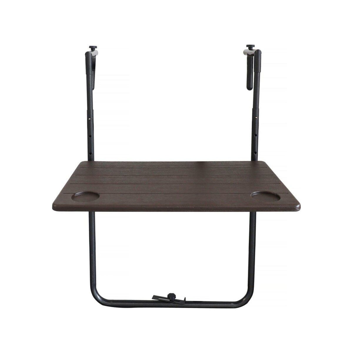Habitat et Jardin Table de balcon suspendu pliable  - 60 x 56 x 83.5cm