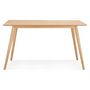 Voir la diapositive 2 : Paris Prix Table de Repas Scandinave  Gino  120cm Naturel