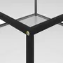 VIDAXL Table basse Transparent 80x80x35 cm Verre trempe