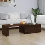 VIDAXL Table basse Chene marron 150x50x35 cm Bois d'ingenierie