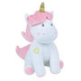 Voir la diapositive 2 : JEMINI Peluche Licorne musicale et lumineuse 24 cm
