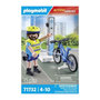Voir la diapositive 4 : PLAYMOBIL 71732 Policier cycliste et borne de recharge électrique