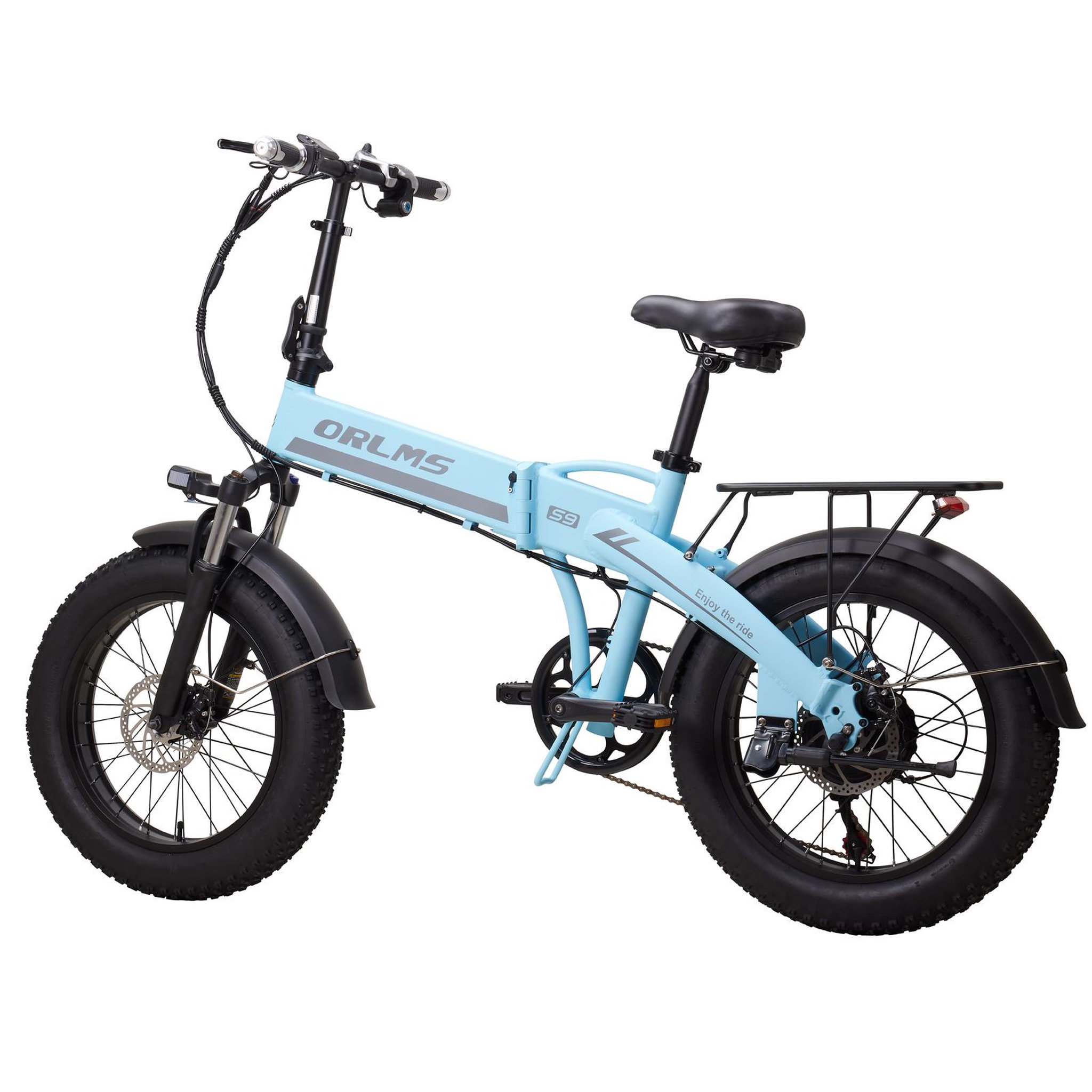 Voir la diapositive 3 : ORLMS Vélo électrique pliable ORLMS S9F
