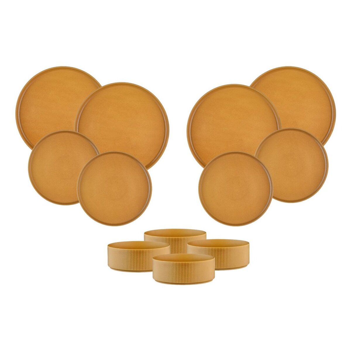 BJORN Service Les Essentiels SCANDI - 12 pièces - Ocre