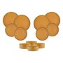 Voir la diapositive 1 : BJORN Service Les Essentiels SCANDI - 12 pièces - Ocre