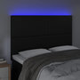 Voir la diapositive 3 : VIDAXL Tete de lit a LED Noir 144x5x118/128 cm Similicuir