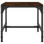 Voir la diapositive 4 : VIDAXL Table basse Chene fume 50x50x35 cm Bois d'ingenierie