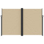 Voir la diapositive 3 : VIDAXL Auvent lateral retractable beige 220x1200 cm