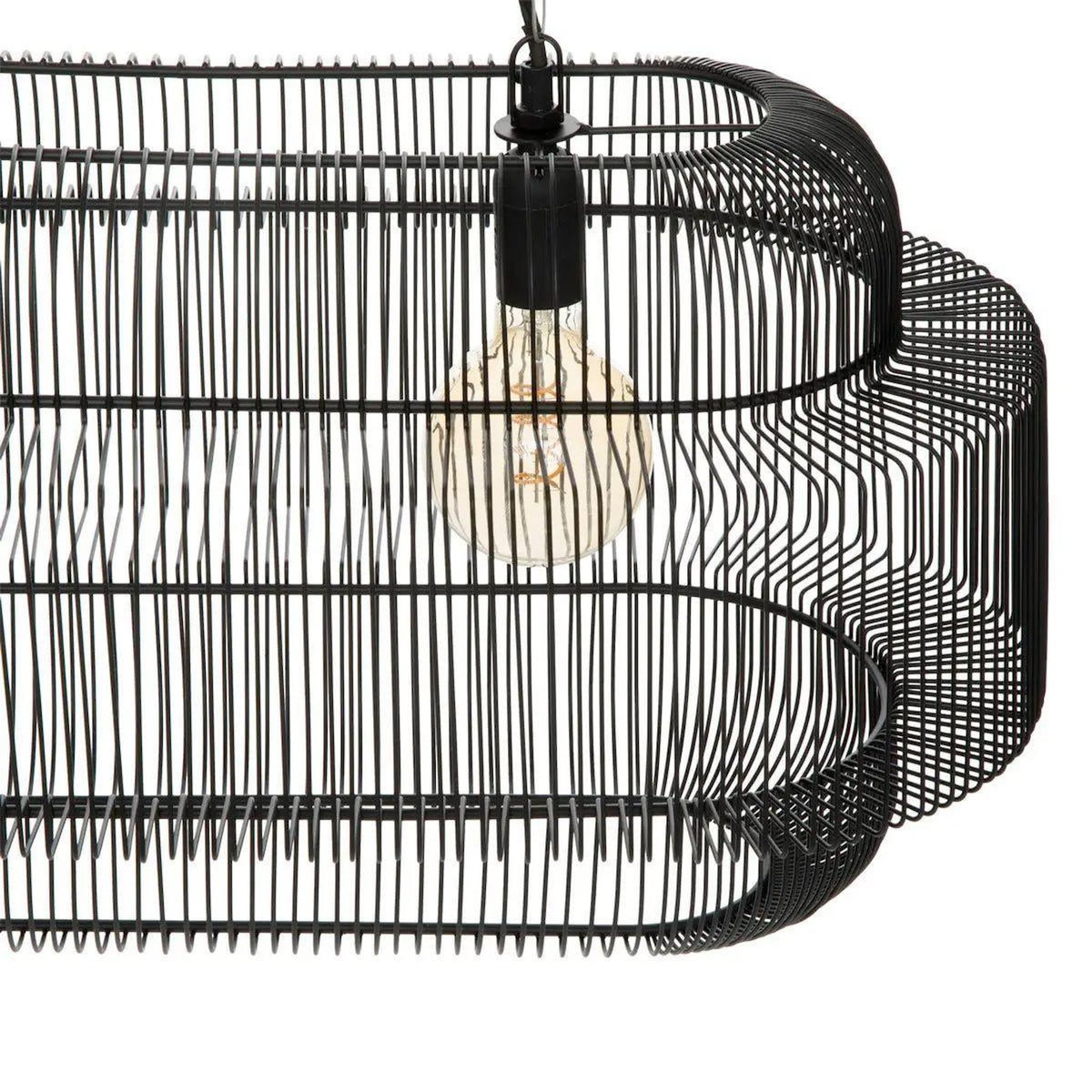 ATMOSPHERA Lampe Suspension en Métal  Stora  72cm Noir
