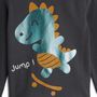 Voir la diapositive 2 : IN EXTENSO T-shirt manches longues dinosaures bébé garçon