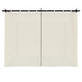 Voir la diapositive 4 : VIDAXL Tonnelle avec rideaux creme 3x3 m acier