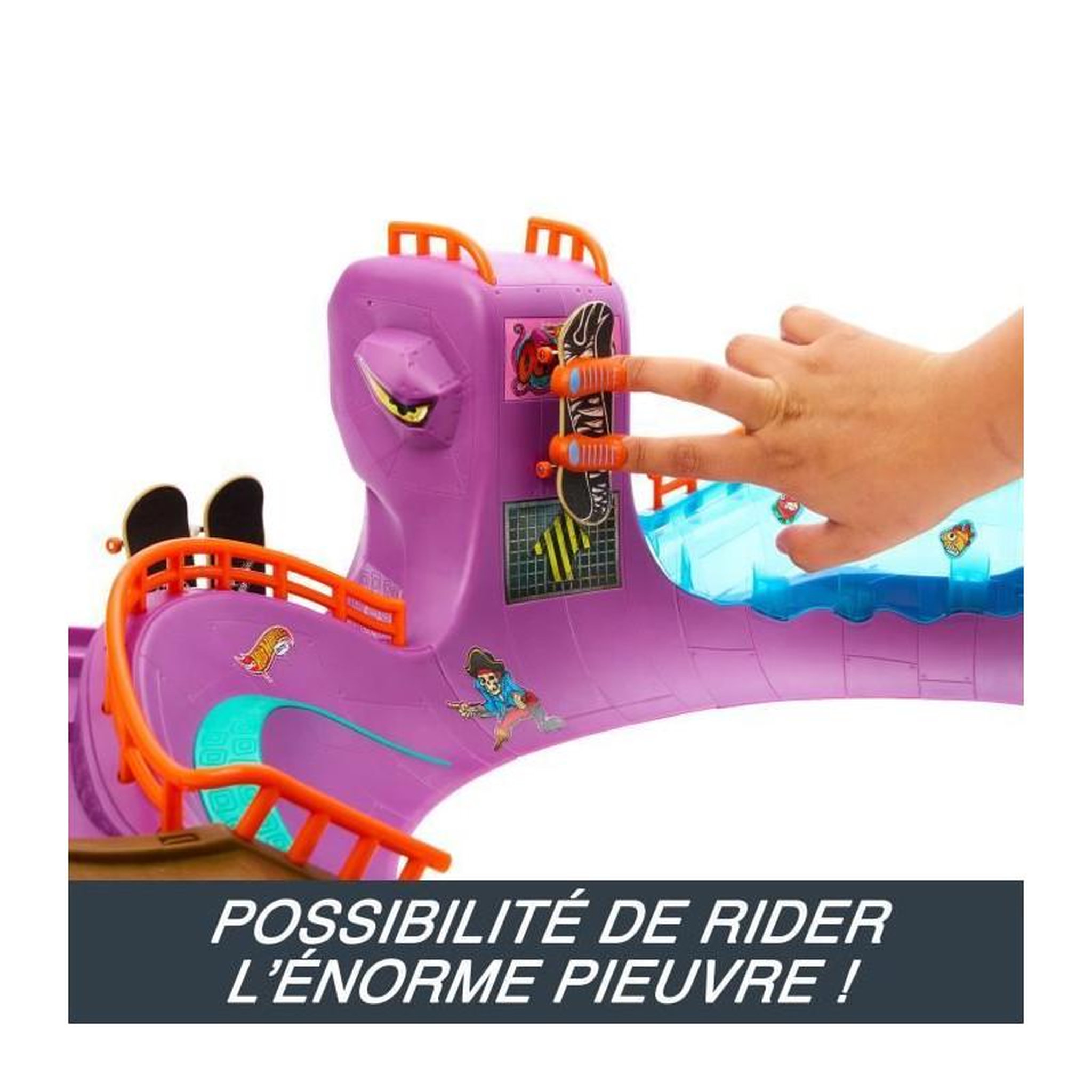 Voir la diapositive 4 : Hot Wheels Skatepark Octopus - Hot Wheels - HMK01 - Véhicules Hot Wheels