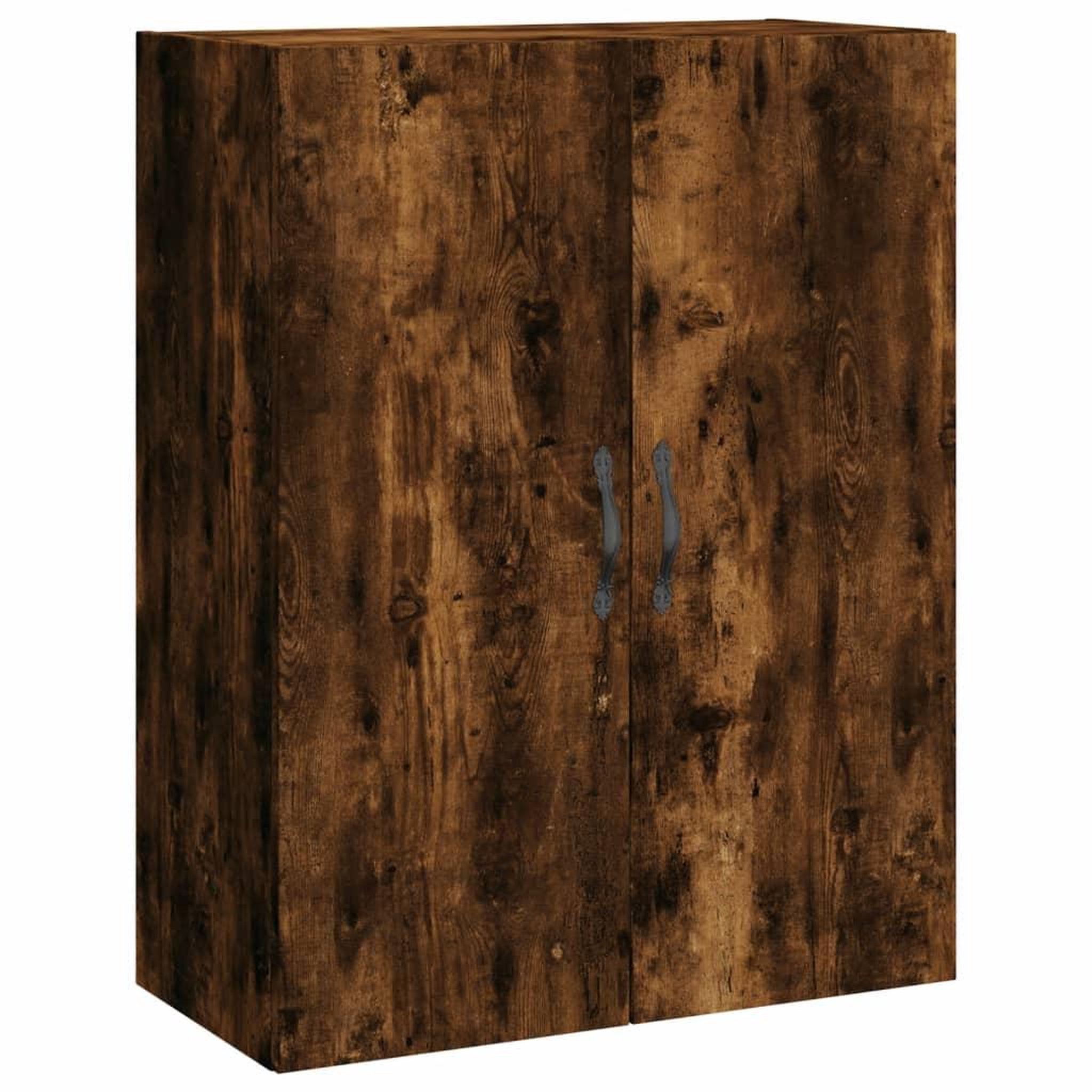 Voir la diapositive 2 : VIDAXL Armoire murale chene fume 69,5x34x90 cm bois d'ingenierie