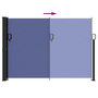 Voir la diapositive 5 : VIDAXL Auvent lateral retractable bleu 140x600 cm