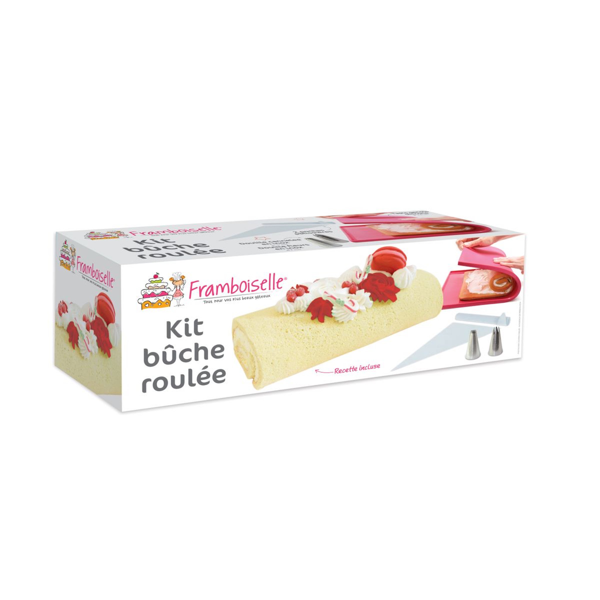 Voir la diapositive 1 : CARAMBELLE Kit bûche roulée