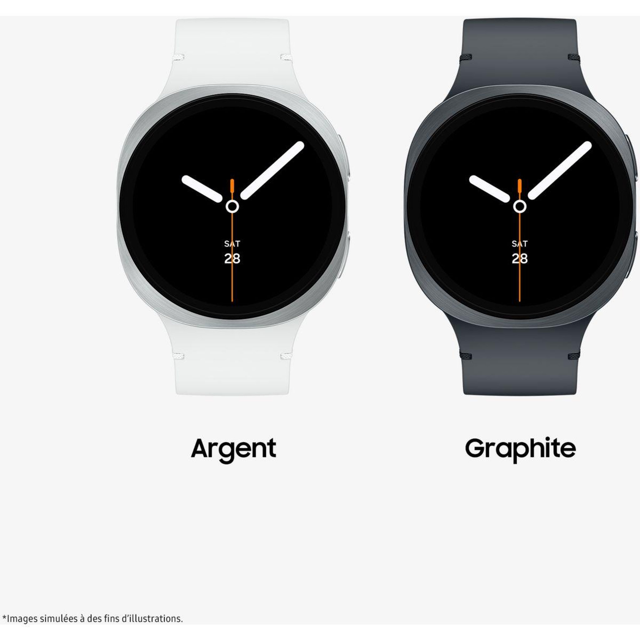 Voir la diapositive 2 : Samsung Montre connectée galaxy watch8 graphite 40mm 4g
