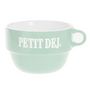 Voir la diapositive 2 : SECRET DE GOURMET Lot de 6 Tasses en Faïence  Coloroma  62cl Menthe