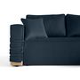 Voir la diapositive 2 : BEST MOBILIER Topaze - canapé d'angle déhoussable réversible 4 places en velours