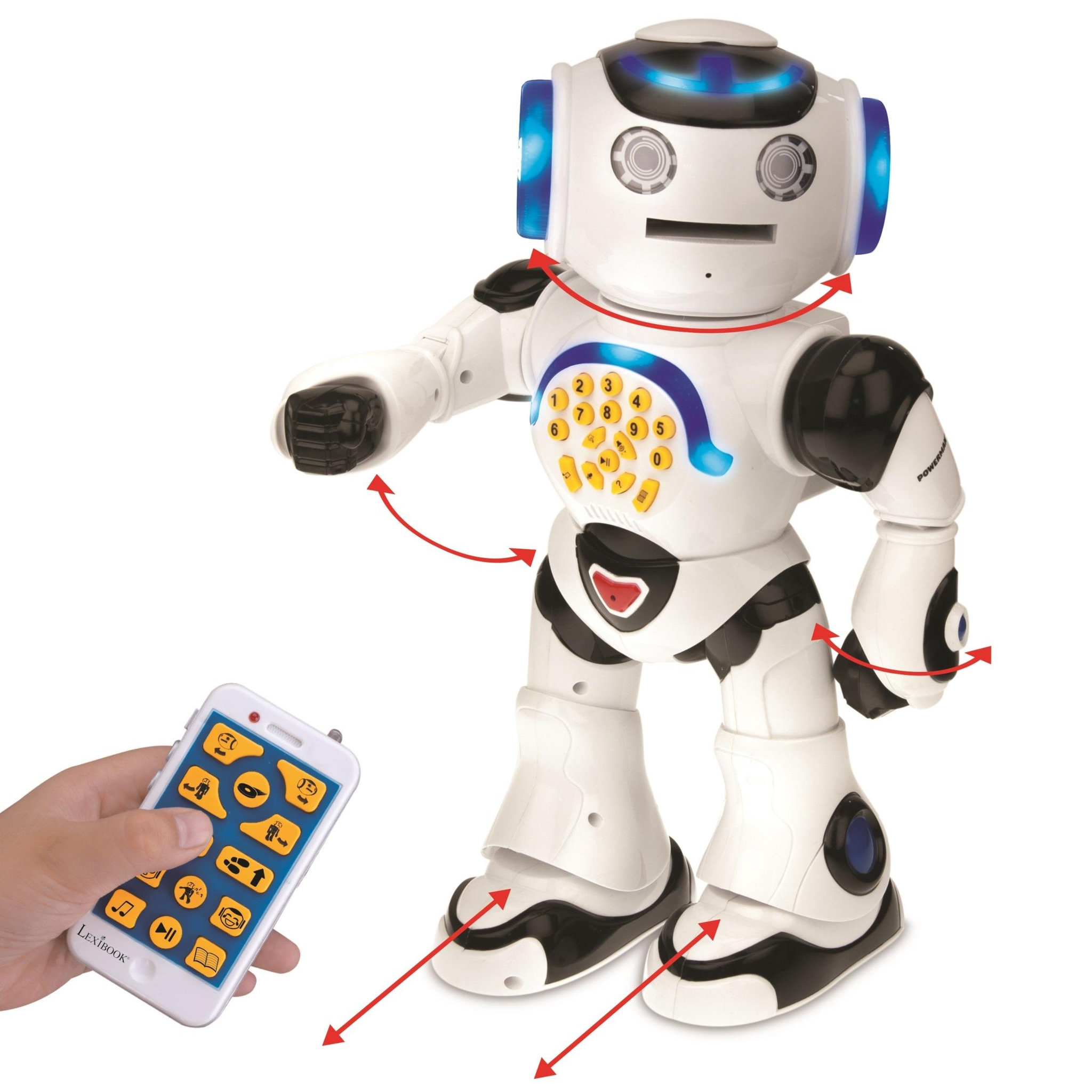 Voir la diapositive 5 : Lexibook POWERMAN Robot Interactif (Allemand)