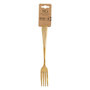 Voir la diapositive 3 : SECRET DE GOURMET Lot de 4 Fourchettes en Inox  Gold  20cm Or