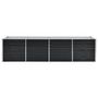 Voir la diapositive 3 : VIDAXL Lit sureleve de jardin Anthracite 320x80x77 cm Acier galvanise