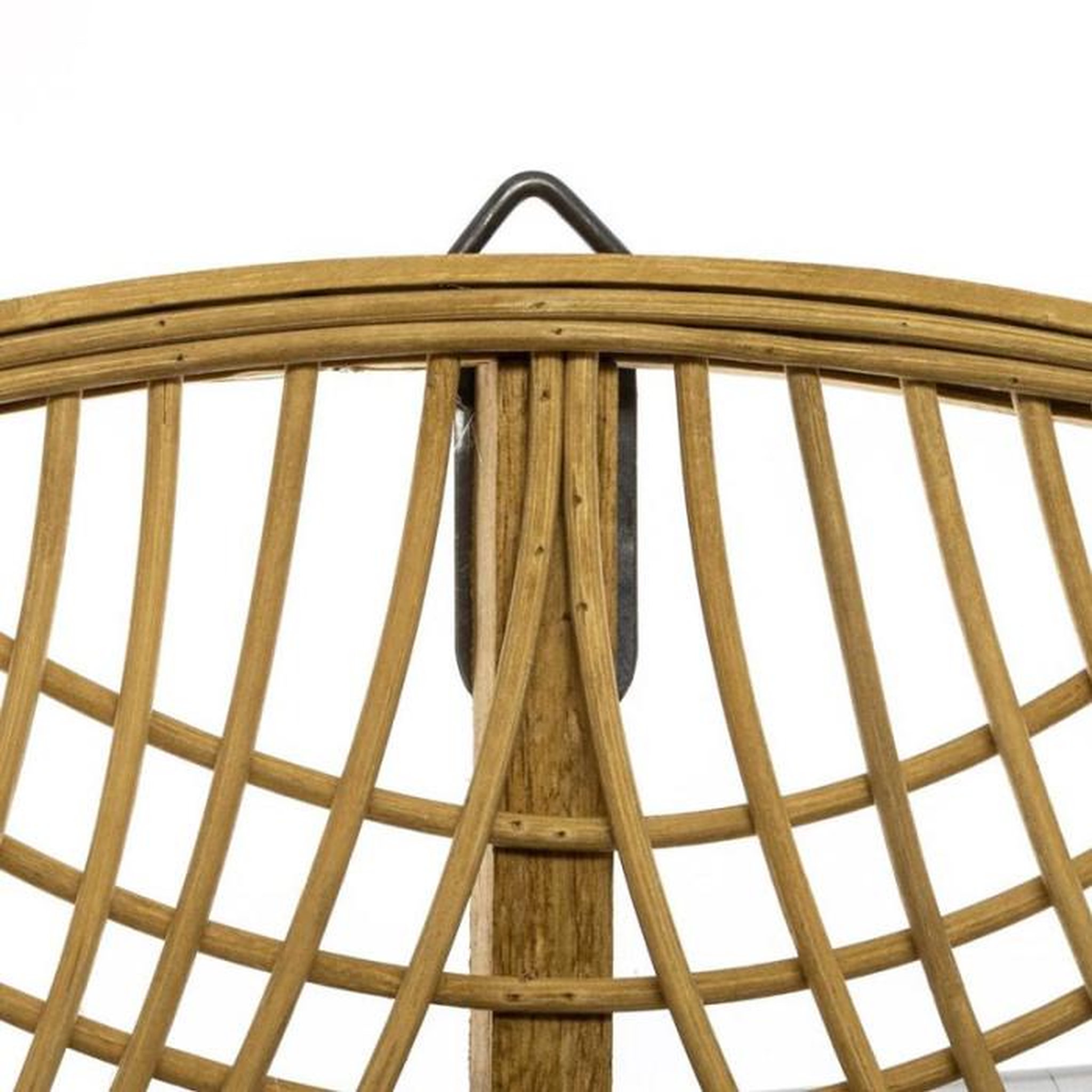 Voir la diapositive 3 : ATMOSPHERA Miroir Mural Rond en Bambou  Ina  89cm Naturel