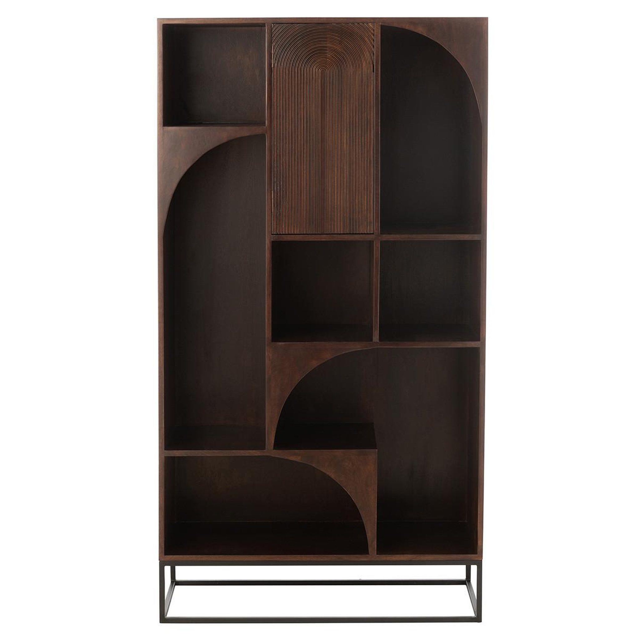 Voir la diapositive 2 : Paris Prix Étagère Design en Bois  Mode  168cm Marron