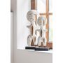 Voir la diapositive 2 : Paris Prix Statue Déco en Bois  Alba  57cm Blanc