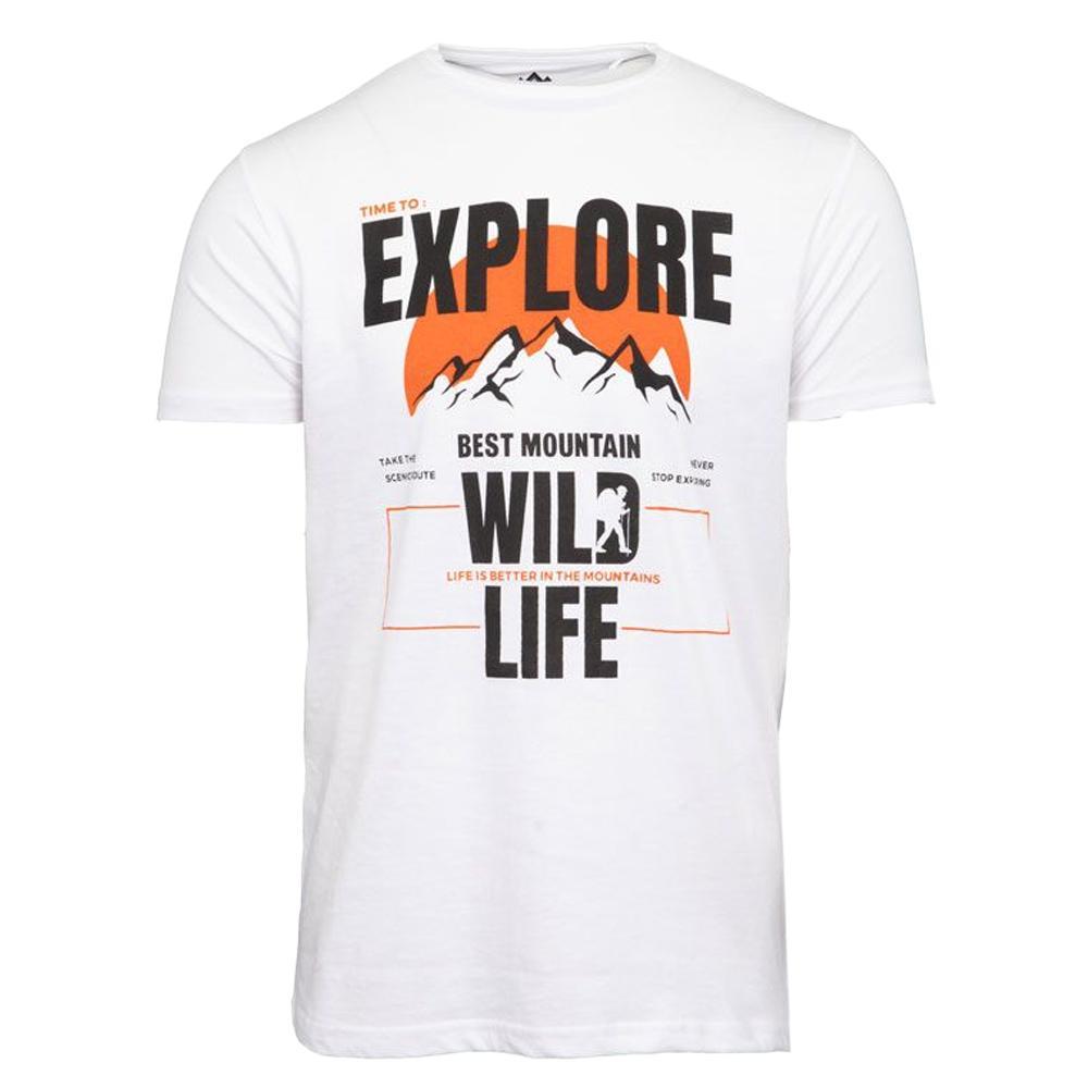 T-shirt Blanc Homme Best Mountain 2008