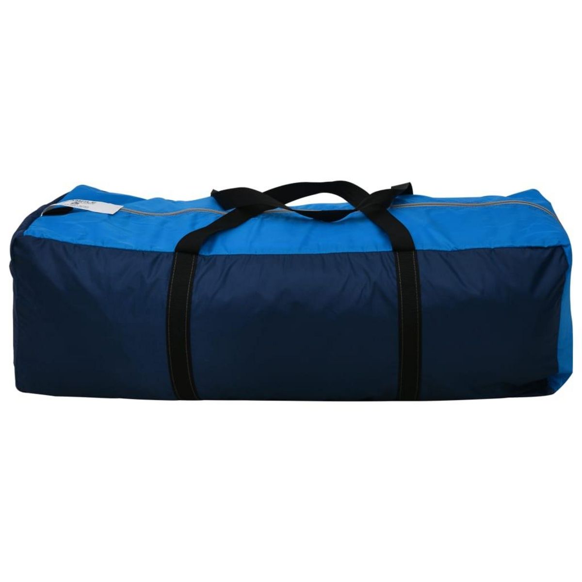 VIDAXL Tente de camping Tissu 9 personnes Bleu fonce et bleu