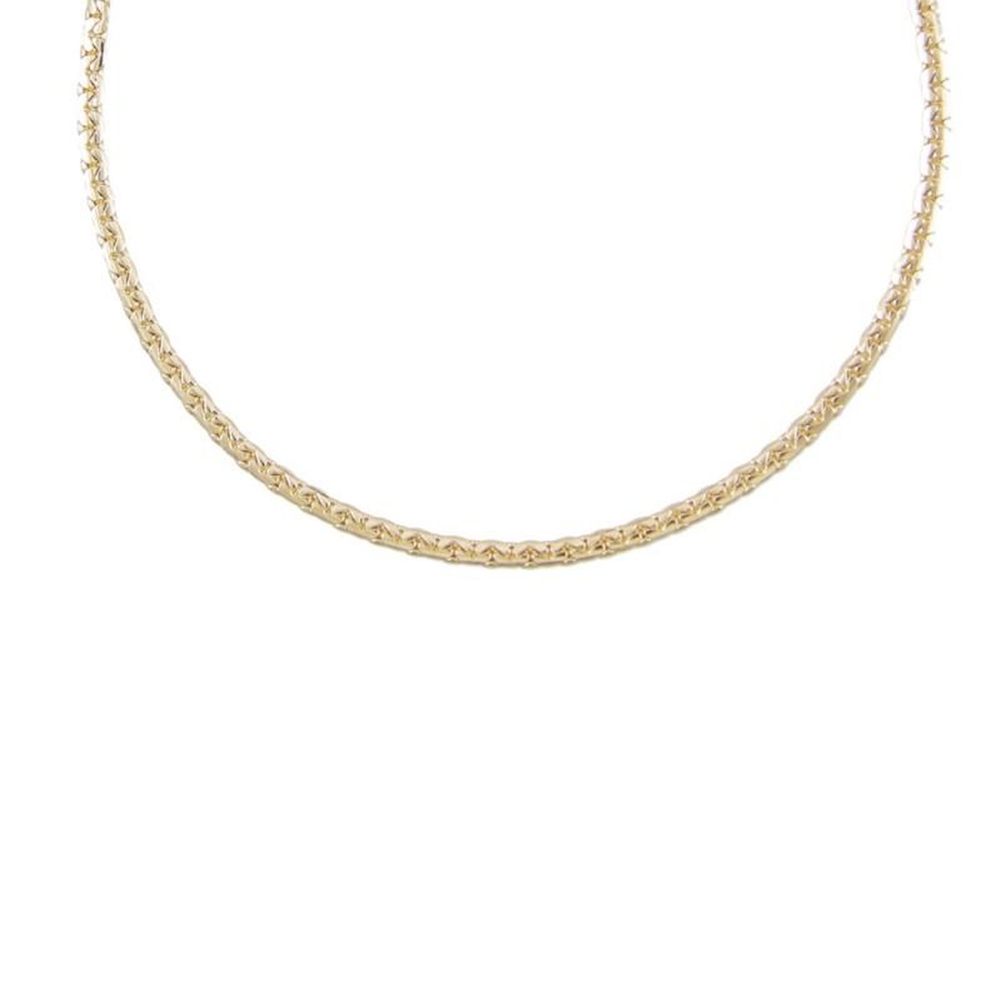 L'ATELIER D'AZUR Collier Or 18 Carats 750/000 Maille Haricot Jaune - Femme