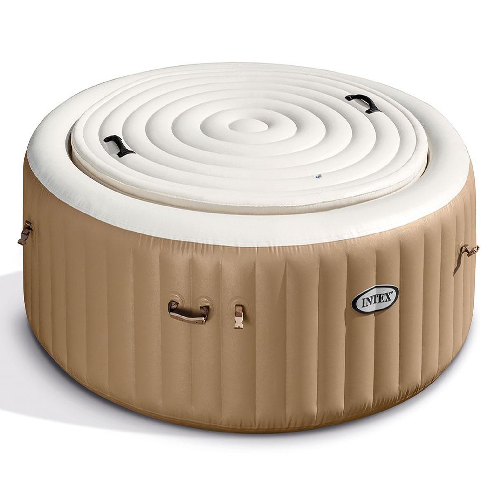 Voir la diapositive 4 : INTEX Spa gonflable PureSpa Sahara rond Bulles 4 places + Couverture thermique - Intex