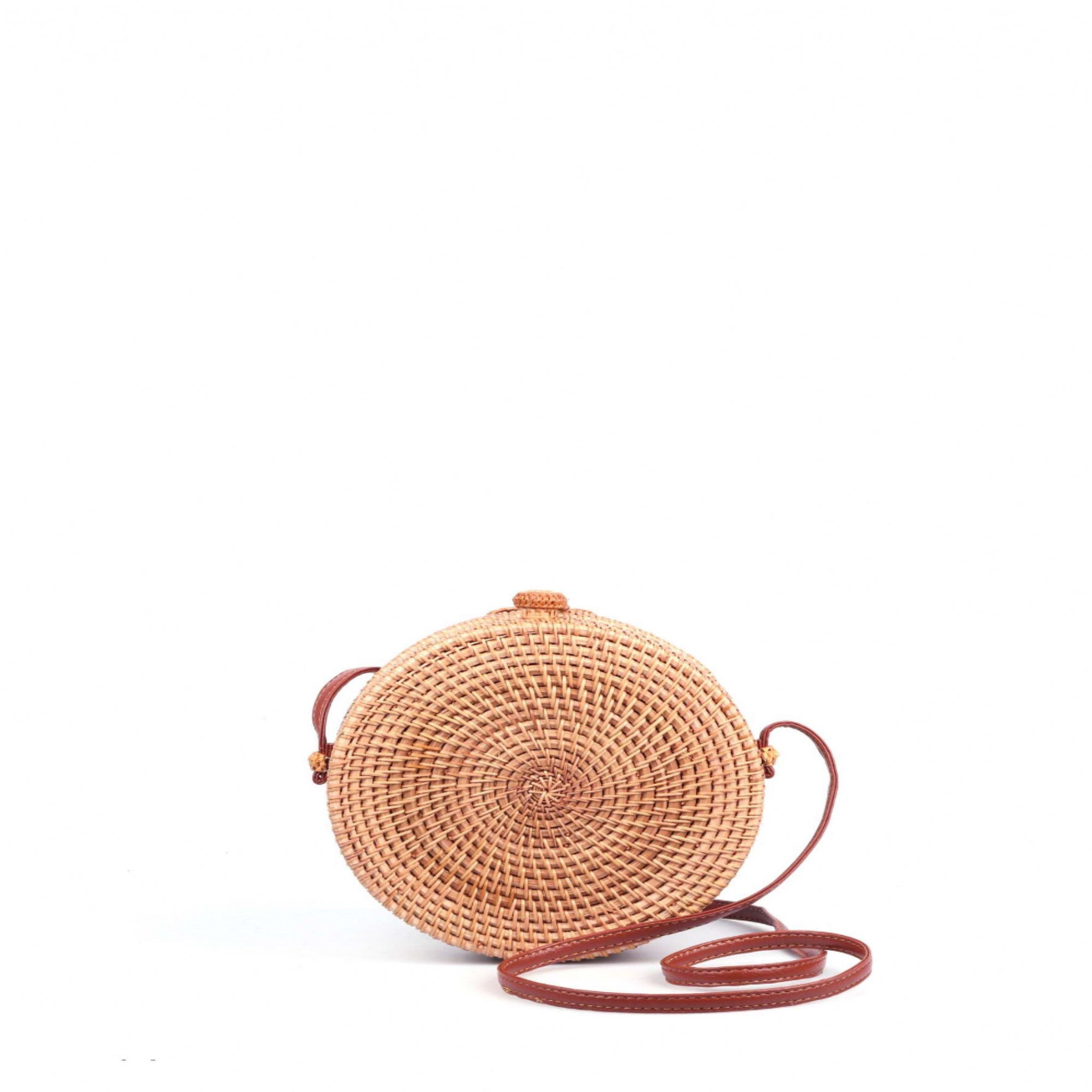 Voir la diapositive 2 : DARI BALI DARI BALI - Sac en paille TABANAN 20 cm