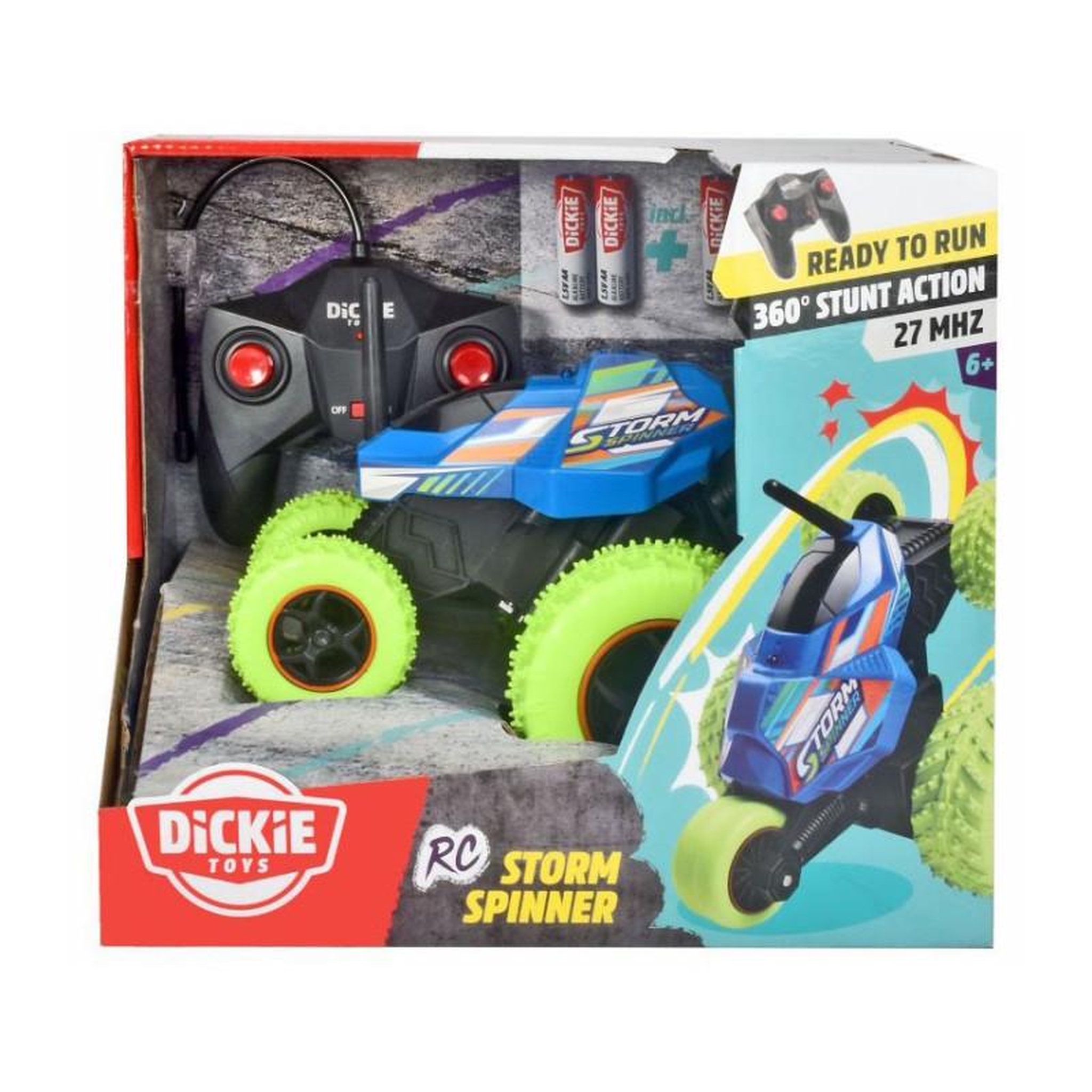 Voir la diapositive 2 : Dickie Dickie RC Storm Spinner Controllable Car 201104006