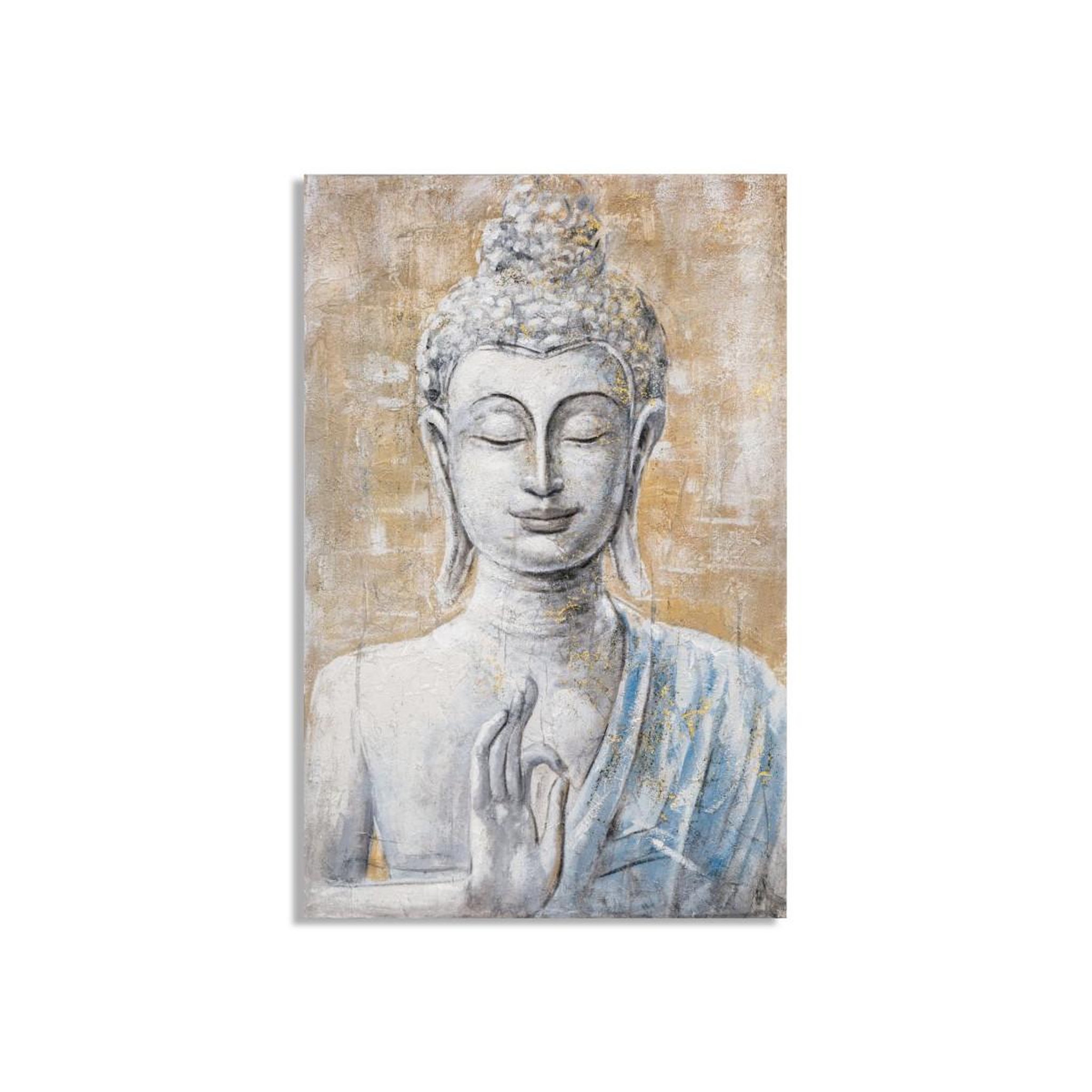 Paris Prix Toile imprimée déco  bouddha light  80x120cm multicolore